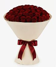 Букет 101 Бордовая роза Блэк Бакарра в Белогорске Амурской области