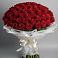 Букет 101 Красная роза Блэк Мэджик в Белогорске Амурской области