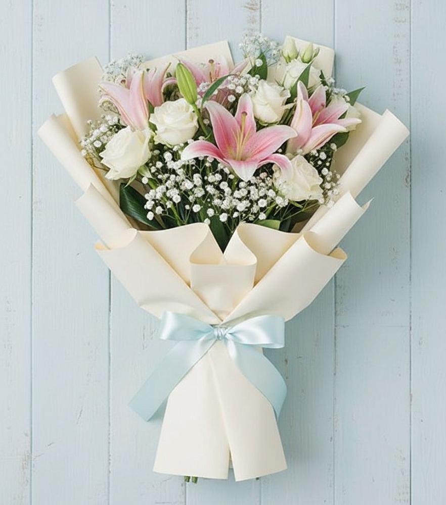 Букет цветов из: Лилии в Белогорске Амурской области