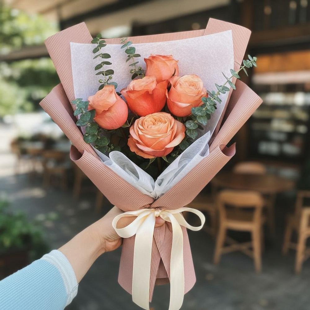 Букет цветов из: Розы в Белогорске Амурской области