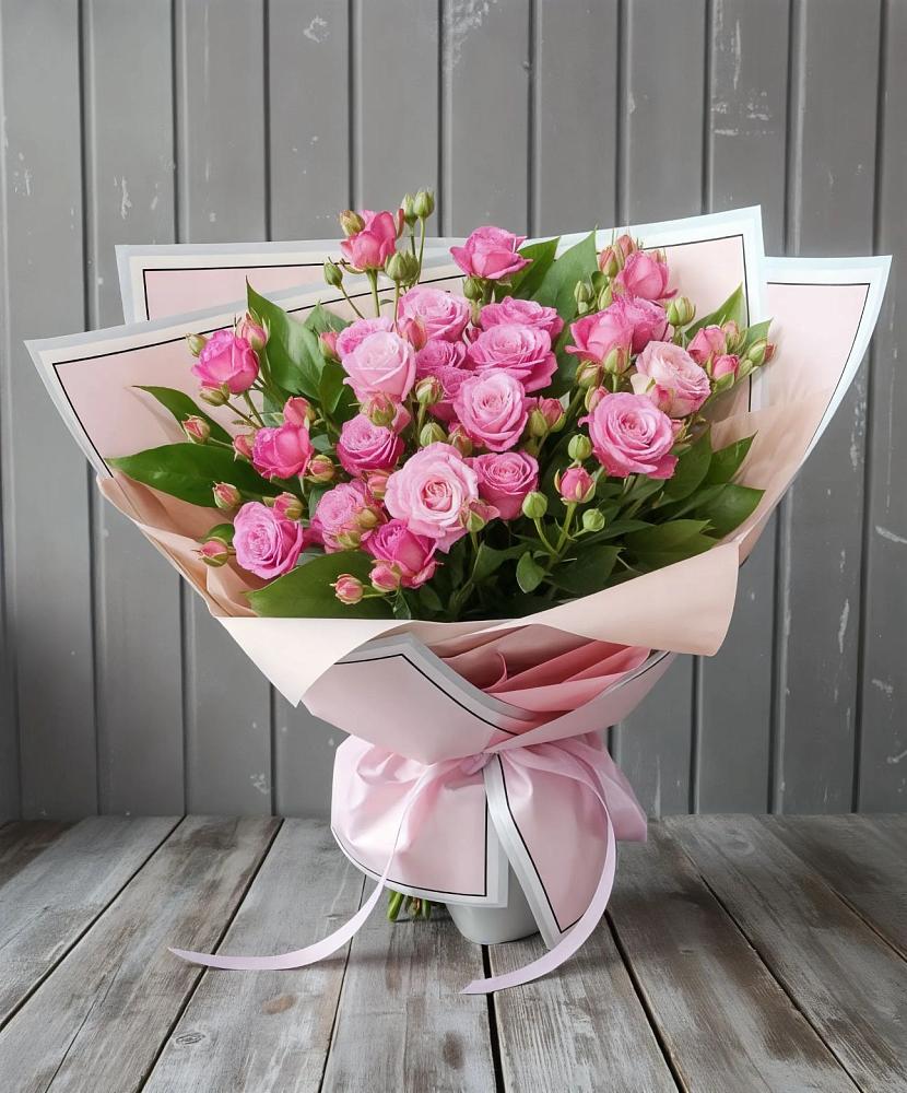 Букет Розовый кустик в Белогорске Амурской области