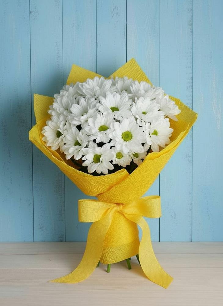 Букет цветов из: Хризантемы в Белогорске Амурской области