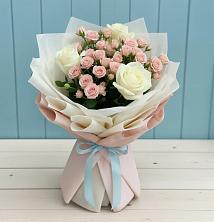 Букет цветов из:  Розы в Белогорске Амурской области