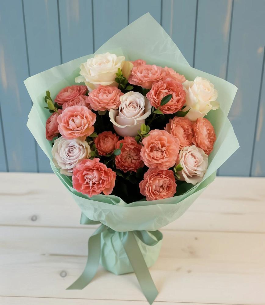 Букет цветов из: Розы в Белогорске Амурской области