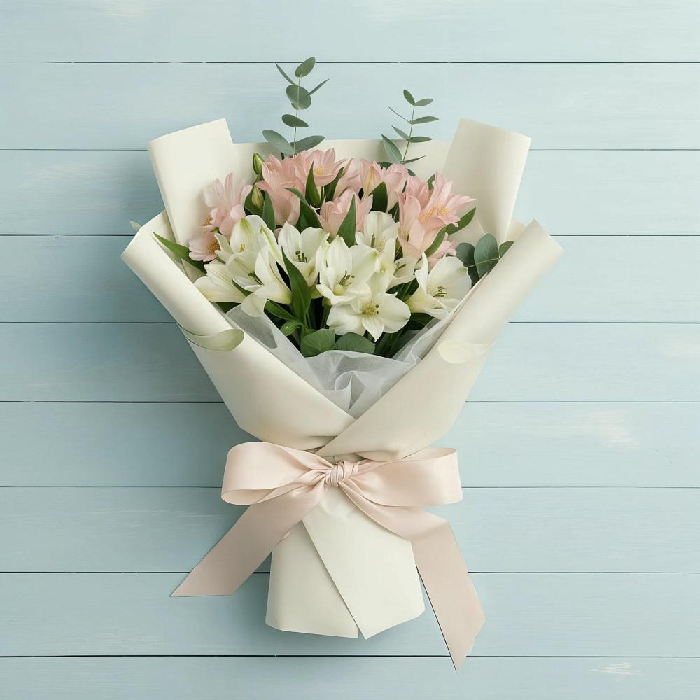 Букет цветов из: Альстромерии в Белогорске Амурской области