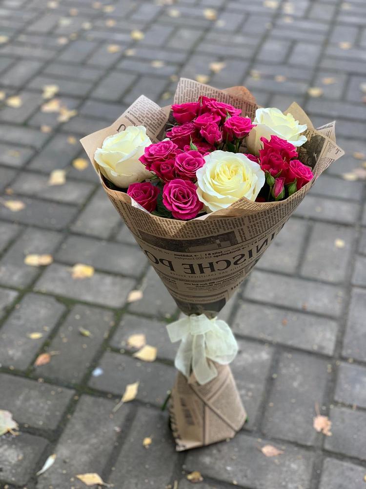 Букет цветов из: Розы в Белогорске Амурской области