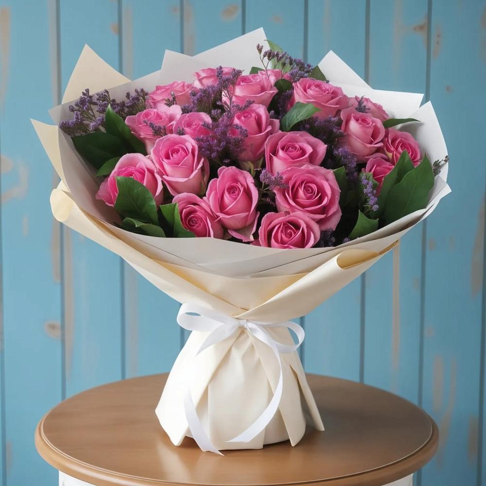 Букет цветов из: Розы в Белогорске Амурской области